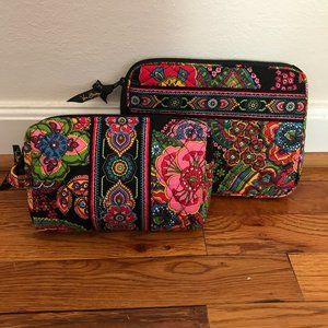 Vera Bradley Symphony in Hue Cosmetic Bags